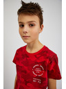 Sam 73 Rdeča fantovska bombažna vojaška majica SAM73 Hydrus