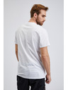 Sam 73 Bela moška bombažna majica s potiskom SAM73 Almandit