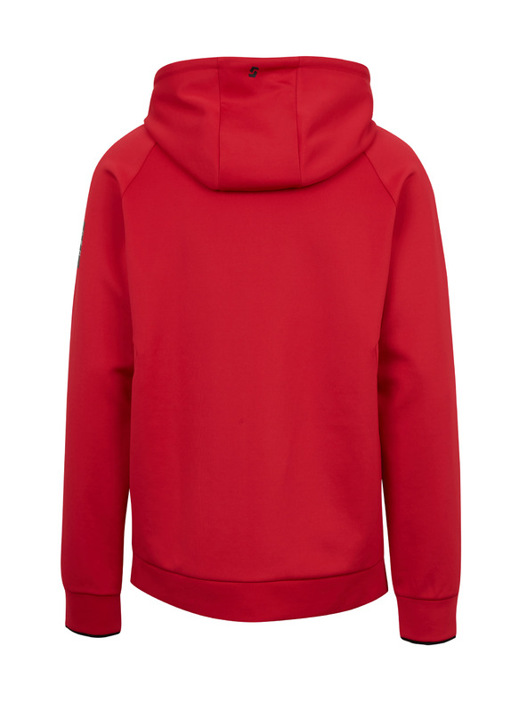 Sam 73 Rdeča moška majica z zadrgo s kapuco SAM73 Beryl