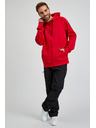 Sam 73 Rdeča moška majica z zadrgo s kapuco SAM73 Beryl