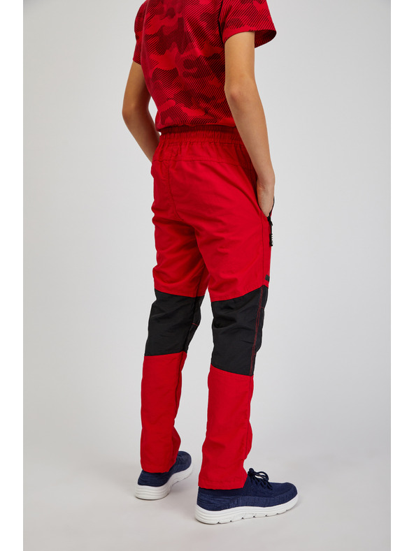 Sam 73 Črno-rdeče otroške športne hlače SAM73 Jonathan