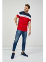 Sam 73 Modro-rdeča moška majica SAM 73 Kavix