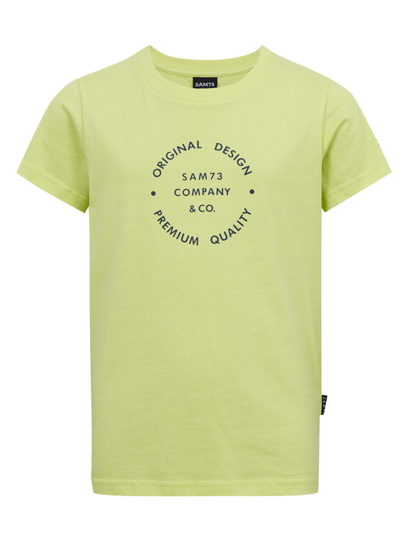 Sam 73 Rumena fantovska bombažna majica SAM73 Pyrop
