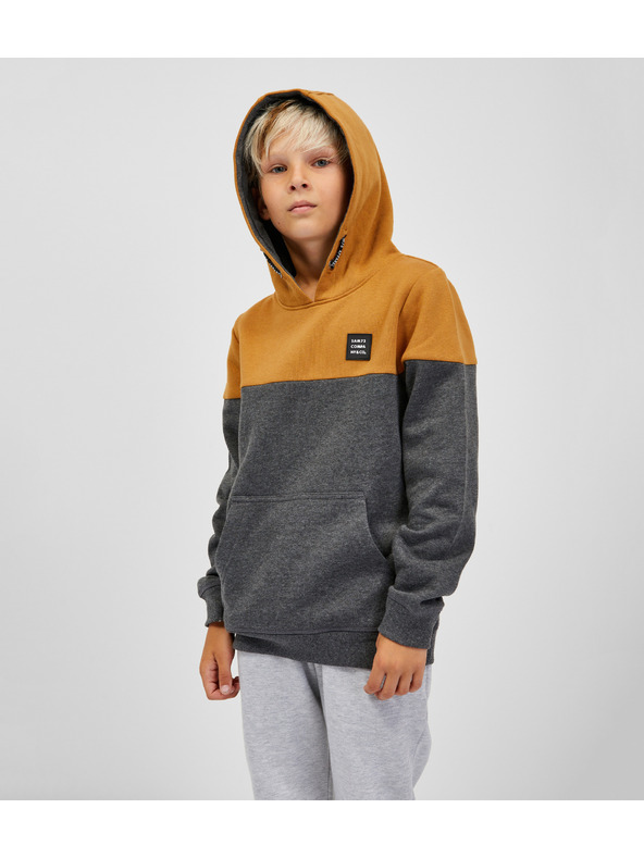 Sam 73 Siva in rjava fantovska jopa s kapuco SAM 73 Sall