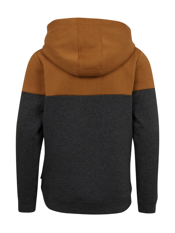 Sam 73 Siva in rjava fantovska jopa s kapuco SAM 73 Sall