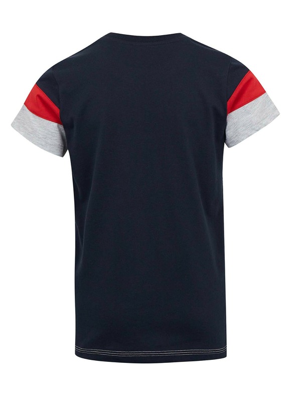 Sam 73 Modro-siva fantovska črtasta majica SAM 73 Kallan