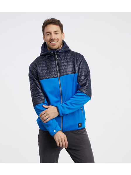 Sam 73 Črno-modra moška lahka prešita jakna SAM 73 Vader