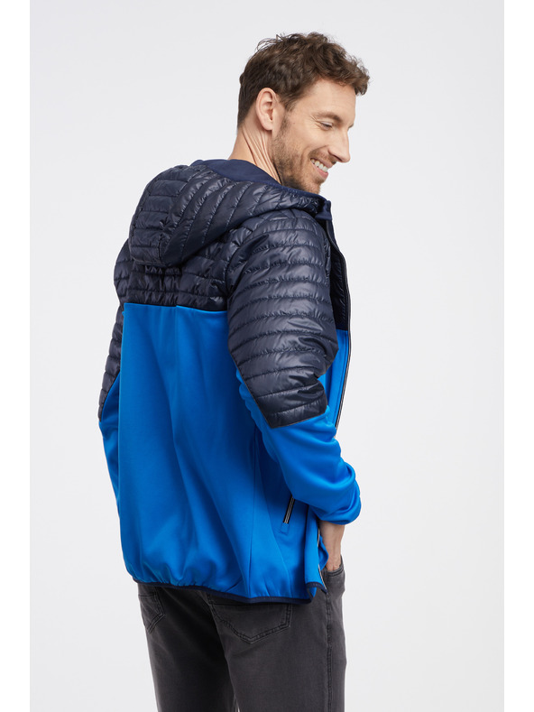 Sam 73 Črno-modra moška lahka prešita jakna SAM 73 Vader