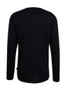 Sam 73 Črna moška majica z dolgimi rokavi SAM 73 Regulus