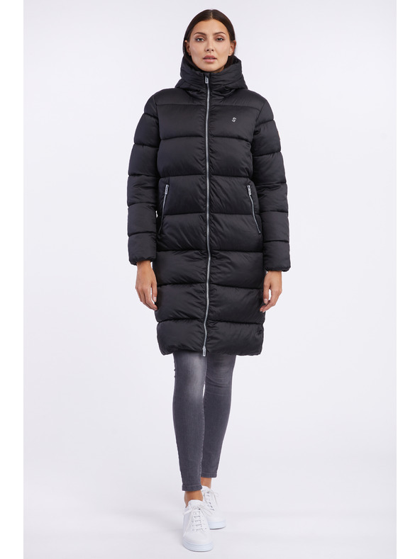 Sam 73 Črn ženski zimski prešiti plašč SAM 73 Hedvika