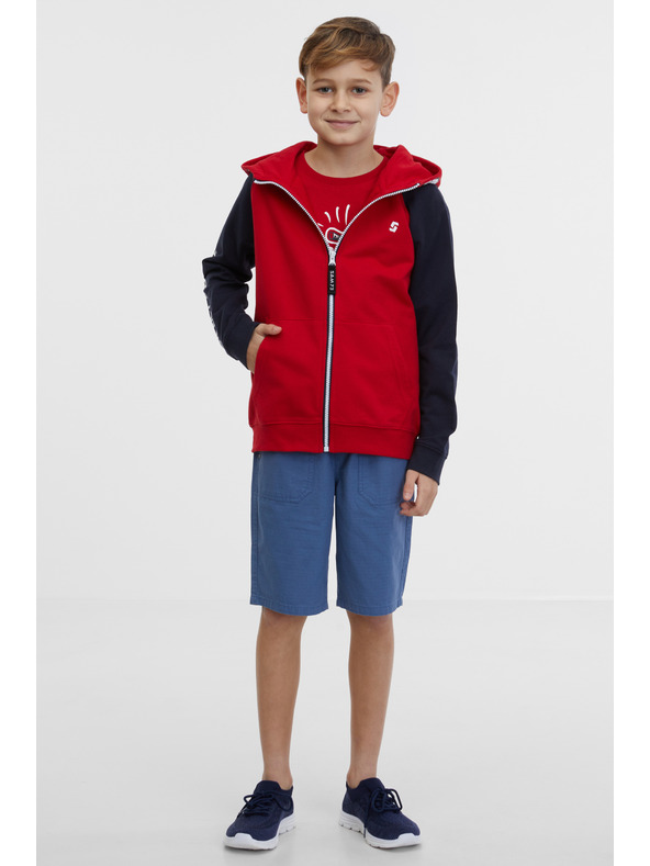 Sam 73 Črno-rdeča fantovska majica SAM 73 Next