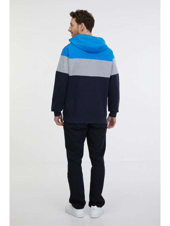 Sam 73 Modro-črna moška jopa s kapuco SAM 73 Gerado