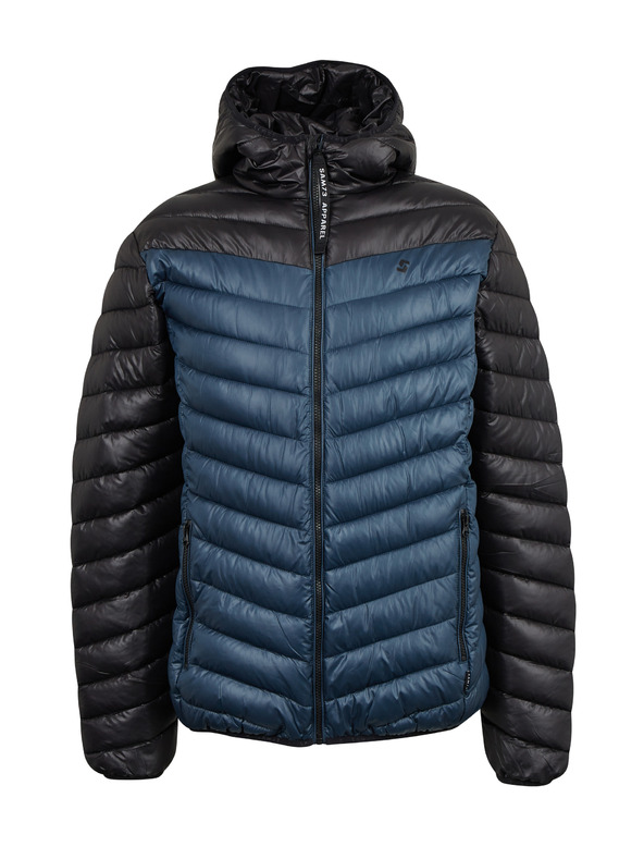 Sam 73 Črno-modra moška prešita jakna SAM 73 Ulrik