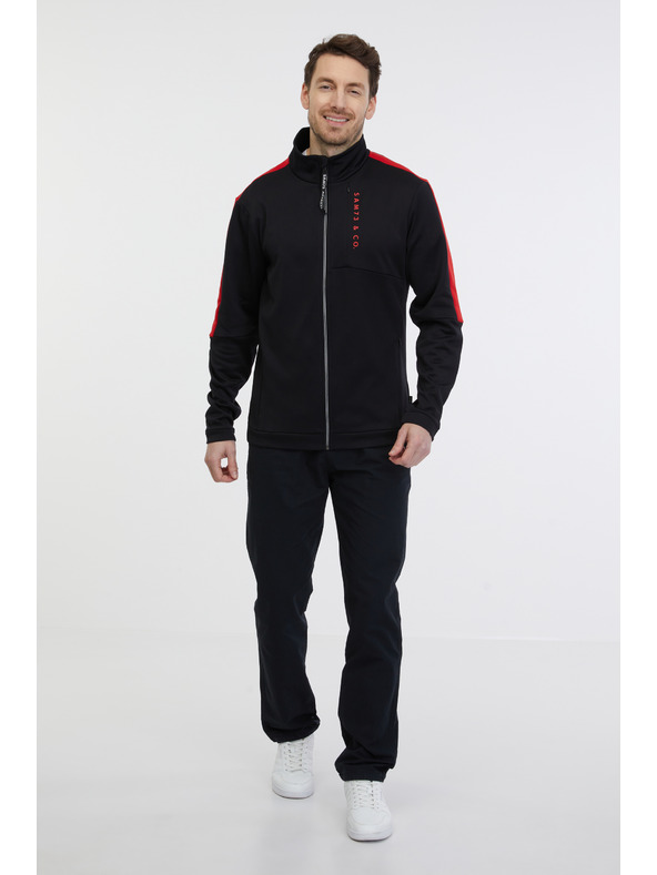 Sam 73 Črna moška jopa z zadrgo SAM 73 Lucas