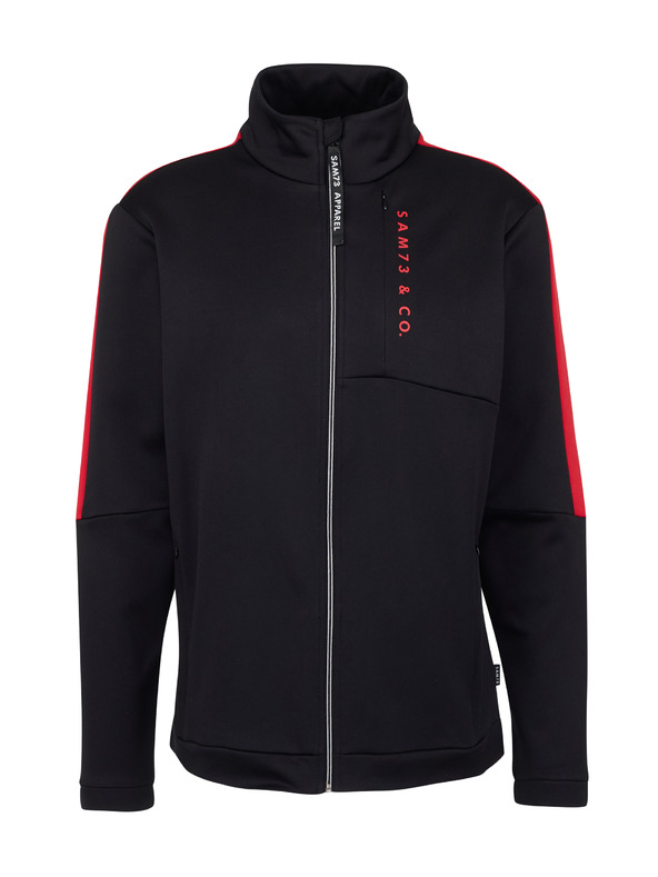 Sam 73 Črna moška jopa z zadrgo SAM 73 Lucas