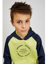 Sam 73 Modra in rumena fantovska majica s kapuco SAM73 Draco