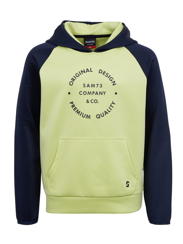 Sam 73 Modra in rumena fantovska majica s kapuco SAM73 Draco