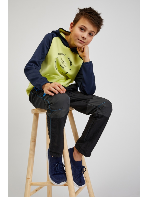 Sam 73 Modra in rumena fantovska majica s kapuco SAM73 Draco