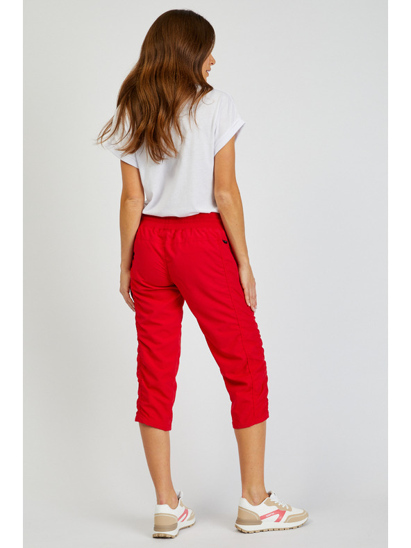 Sam 73 Rdeče ženske tričetrtinske hlače SAM 73 Lynx