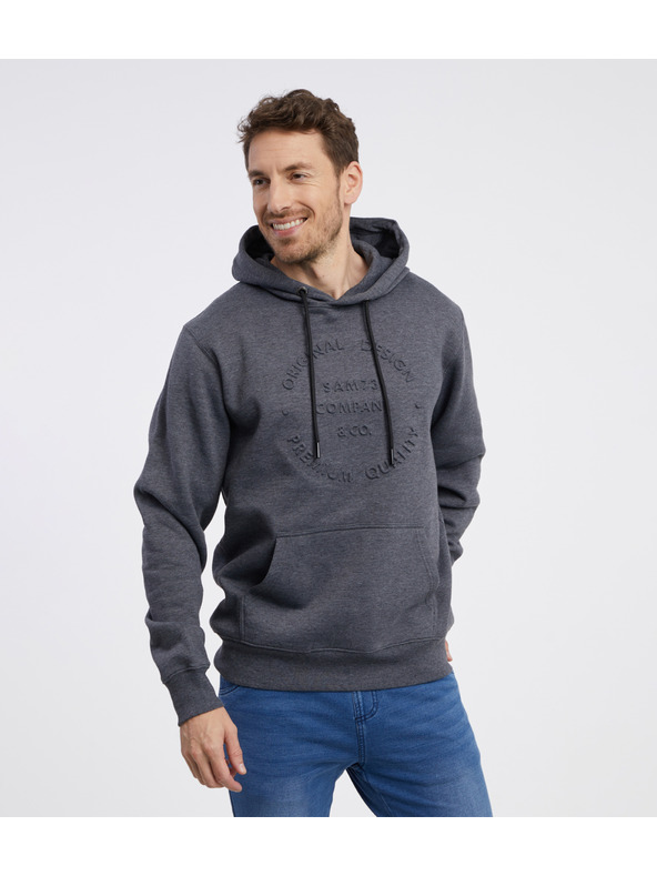 Sam 73 Siva moška kapuca SAM 73 Albus