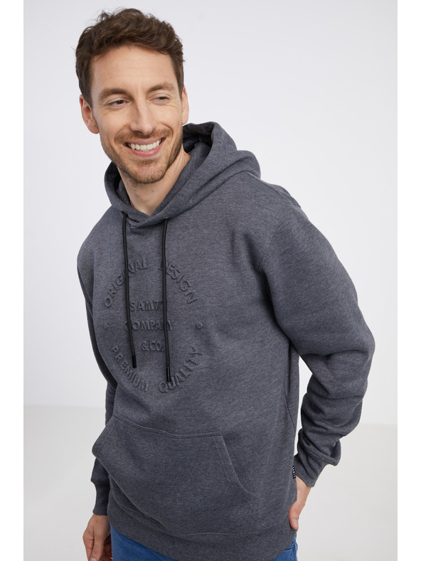 Sam 73 Siva moška kapuca SAM 73 Albus