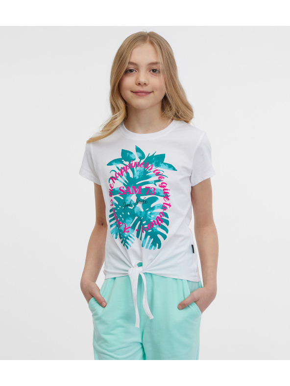 Sam 73 Bela dekliška majica SAM 73 Kiara