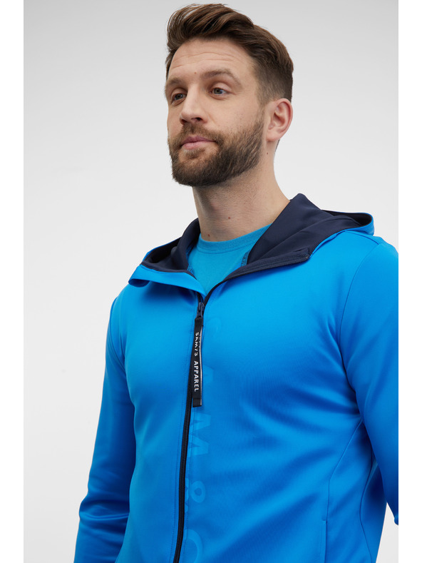 Sam 73 Modra moška kapuca z zadrgo SAM 73 Emanuel