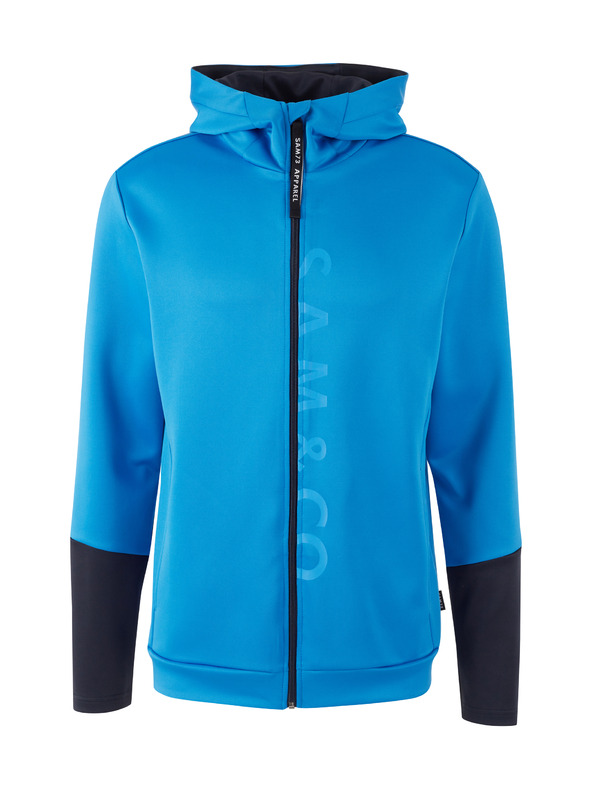 Sam 73 Modra moška kapuca z zadrgo SAM 73 Emanuel