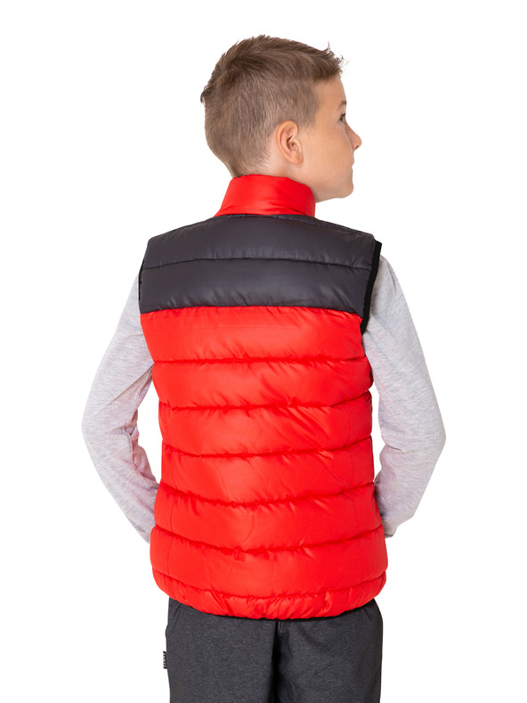 Sam 73 Črno-rdeč deški prešiti telovnik SAM 73 Roger