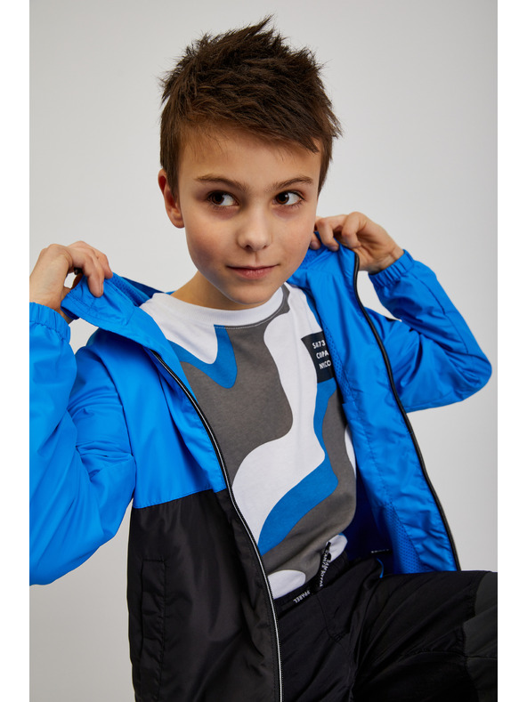 Sam 73 Črna in modra fantovska jakna SAM73 Apus