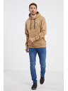 Sam 73 Svetlo rjava moška jopa s kapuco SAM 73 Albus