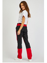 Sam 73 Črno-rdeče ženske hlače s snemljivimi nogavicami SAM73 Aries