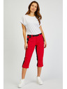 Sam 73 Črno-rdeče ženske hlače s snemljivimi nogavicami SAM73 Aries