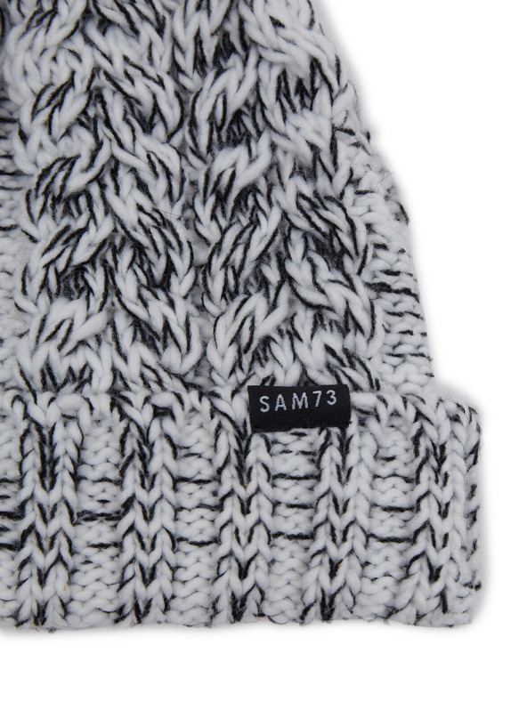 Sam 73 Bela in črna ženska kapa SAM 73