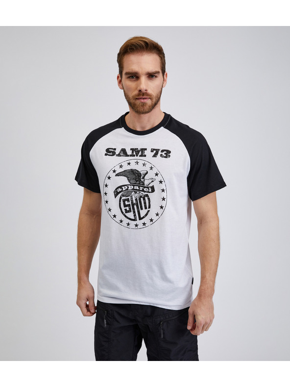 Sam 73 Bela moška majica SAM 73 Jordan