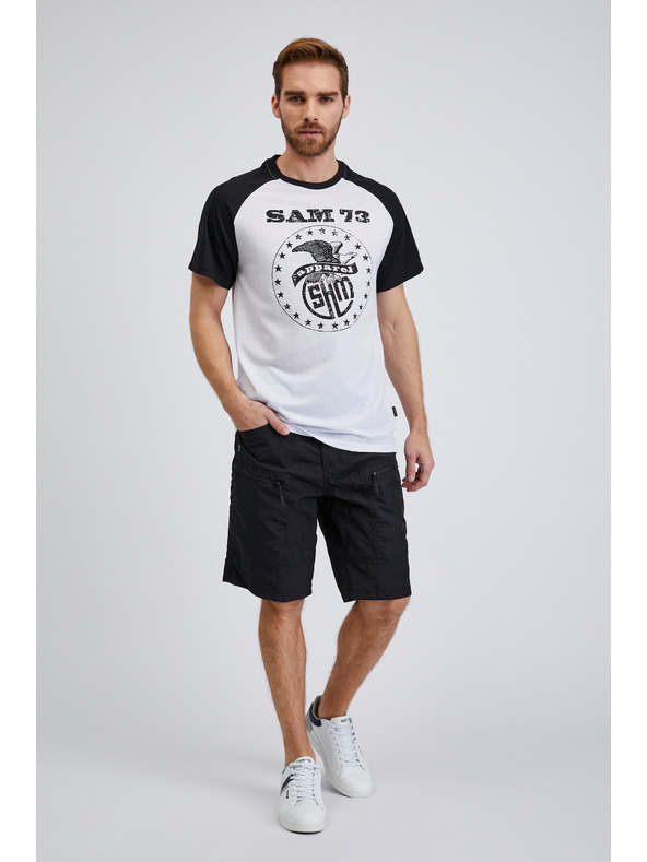 Sam 73 Bela moška majica SAM 73 Jordan