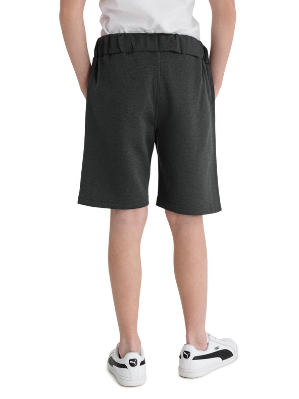 Sam 73 Temno sive fantovske kratke hlače s pasom SAM 73