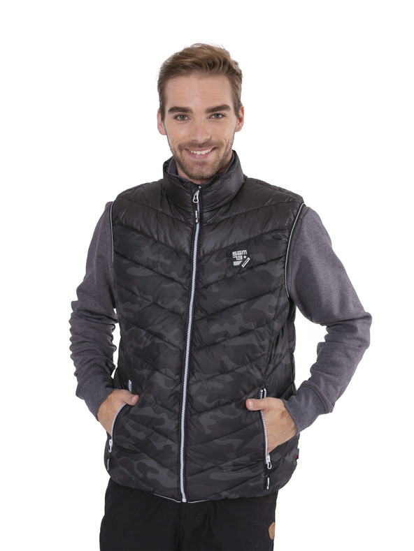 Sam 73 Črni moški prešiti vojaški jopič SAM 73 Gorm