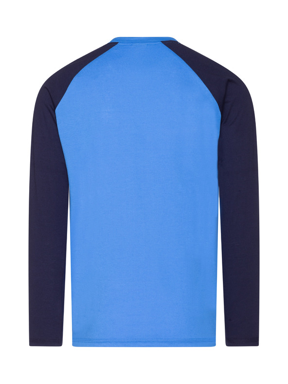 Sam 73 Črno-modra moška majica s potiskom SAM 73