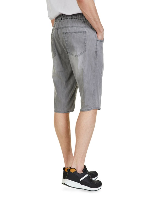 Sam 73 Sive moške kratke hlače iz džinsa SAM 73 Kash