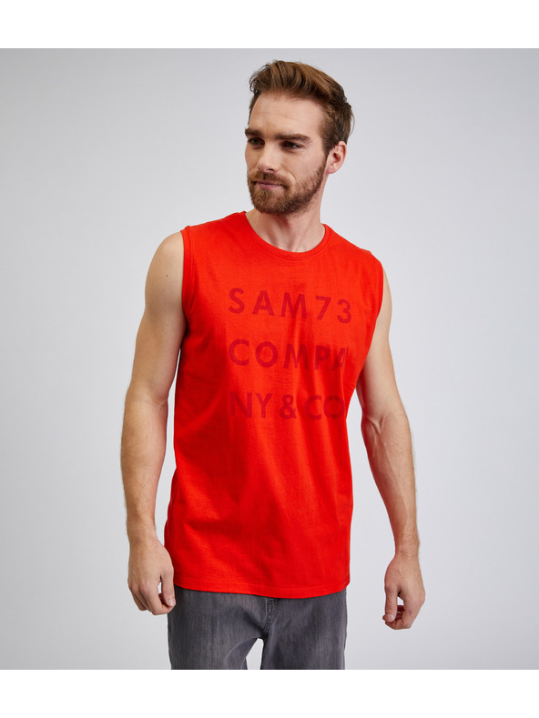 Sam 73 Rdeča moška majica SAM 73 Edgar