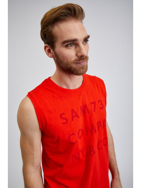Sam 73 Rdeča moška majica SAM 73 Edgar
