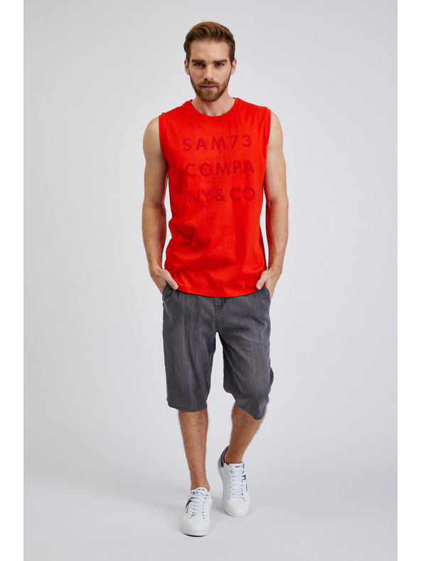 Sam 73 Rdeča moška majica SAM 73 Edgar