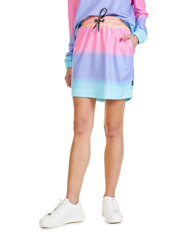 Sam 73 Roza žensko črtasto krilo SAM 73 Stacey