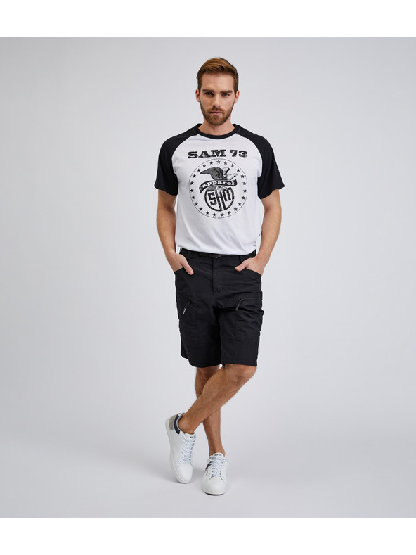 Sam 73 Črne moške športne hlače SAM73 Andalusit