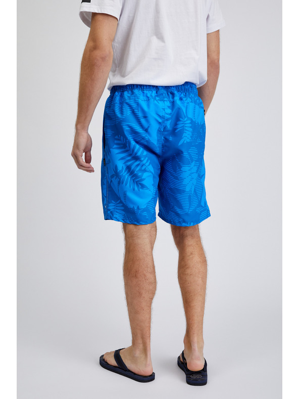 Sam 73 Modre moške vzorčaste kopalke SAM73 Leo