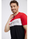 Sam 73 Črno-rdeča moška majica SAM 73 Seamus