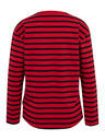 Sam 73 Rdeča ženska črtasta majica z dolgimi rokavi SAM 73 Prudence