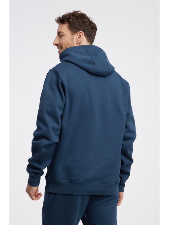 Sam 73 Temno modra moška majica s kapuco SAM 73 Albus