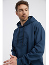 Sam 73 Temno modra moška majica s kapuco SAM 73 Albus